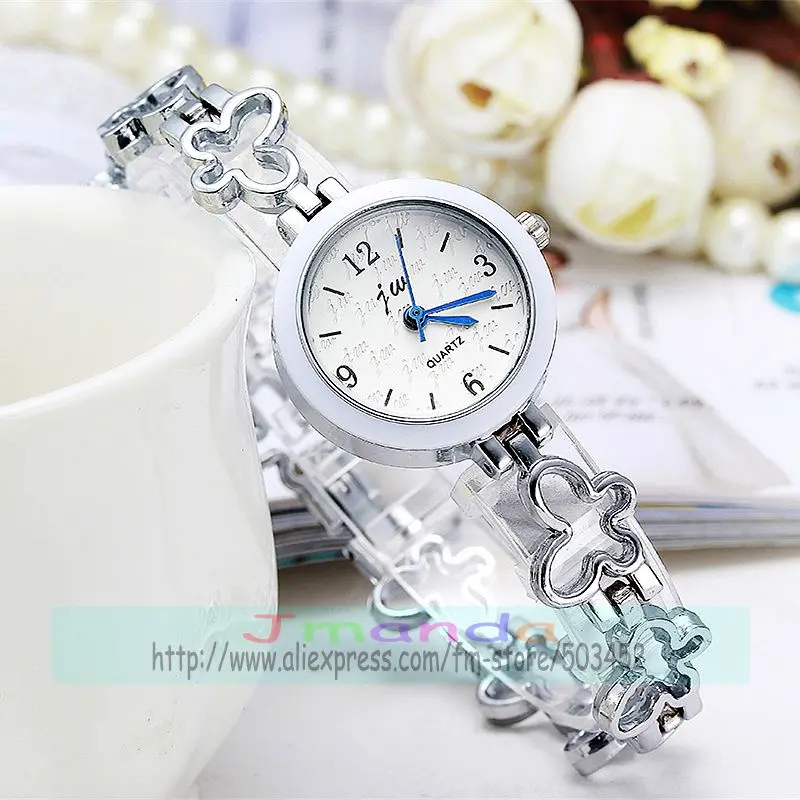 100pcs/lot JW-8226L stylish lady elegance watch  wrap quartz bracelet watch for women wholesale alloy watch