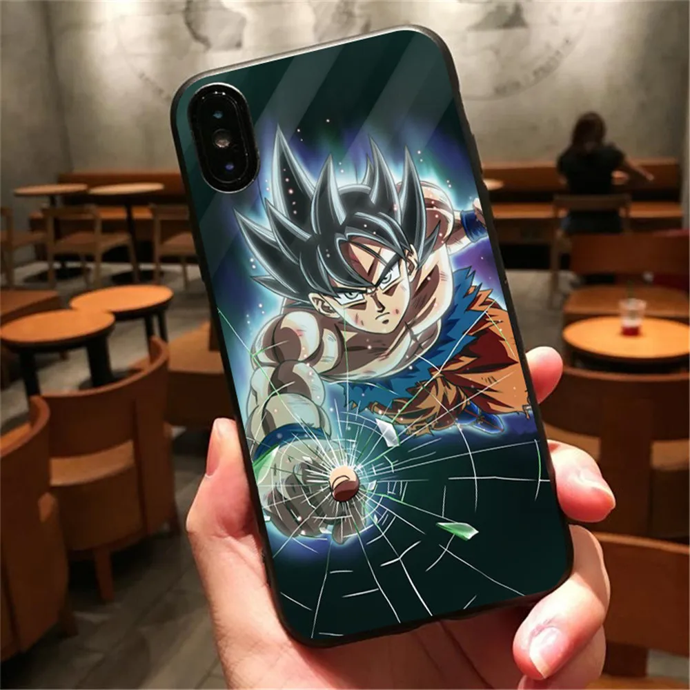 Dragon Ball Z Super DBZ Goku Coque For iPhone 8 7 6 plus X Xs Xr max 5 11 11p 11max Phone Case for Samsung 8 9 10 plus case