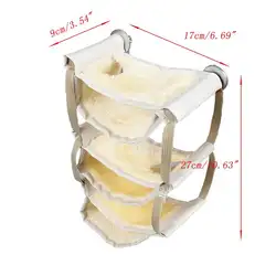 Многослойные зимние теплые Висячие Качели Кровать Гнездо дом для клетки маленькие домашние животные Гамак