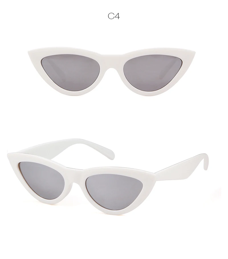 WHO CUTIE негабаритных Ретро кошачий глаз солнцезащитные очки женские брендовые дизайнерские винтажные женские модные зеркальные линзы солнцезащитные очки 643