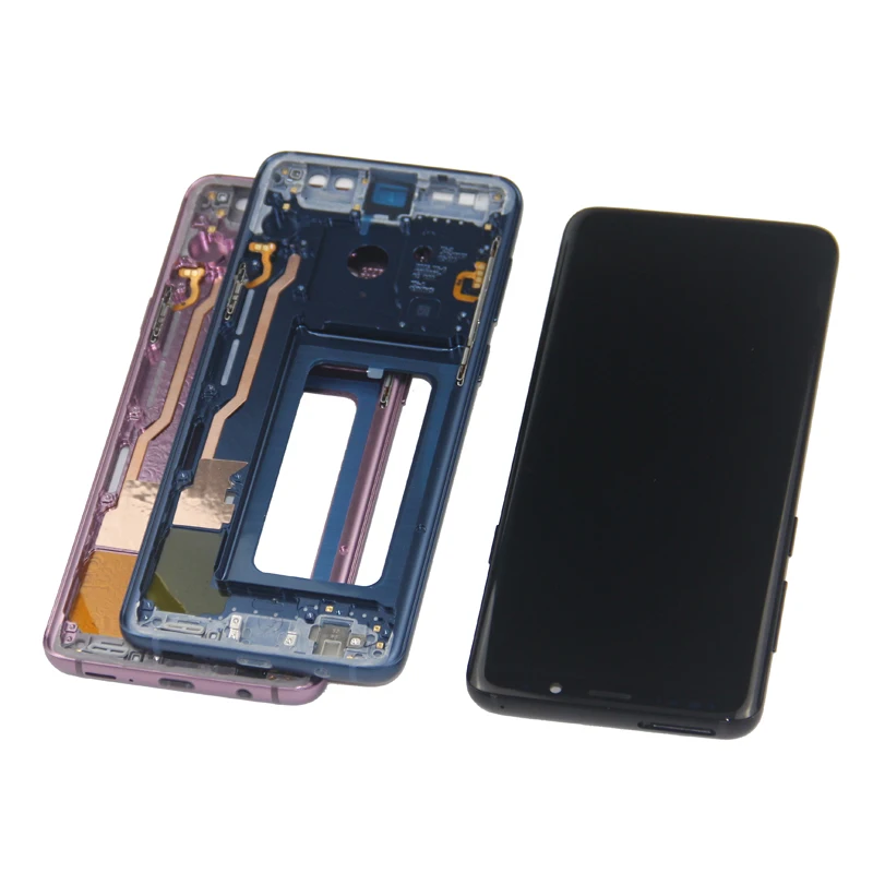 Супер AMOLED S9 lcd с рамкой для SAMSUNG Galaxy S9 G960 S9 Plus G965 сенсорный экран дигитайзер сборка 2960*1440