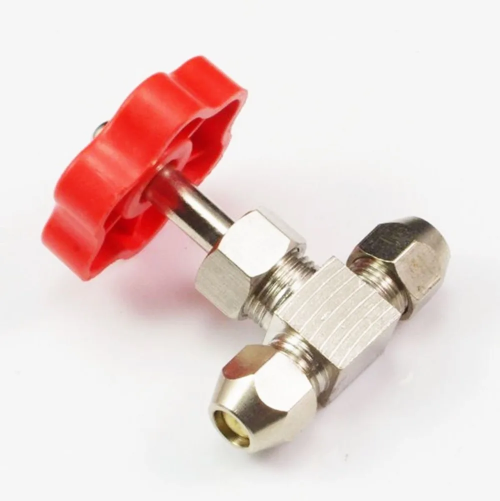 

new! Tube OD 12mm Nickel-Plated Brass Plug Needle Valve