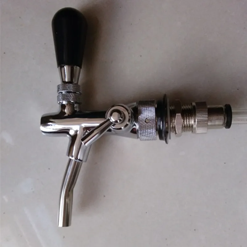 FREE SHIPPING home brew beer tap with quick connector to pipebeer tap