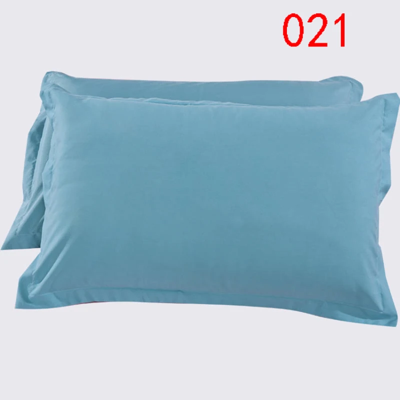 Dark Green 1Pcs 2Pcs Polyester Single Pillowcases 48x74cm 48*74cm