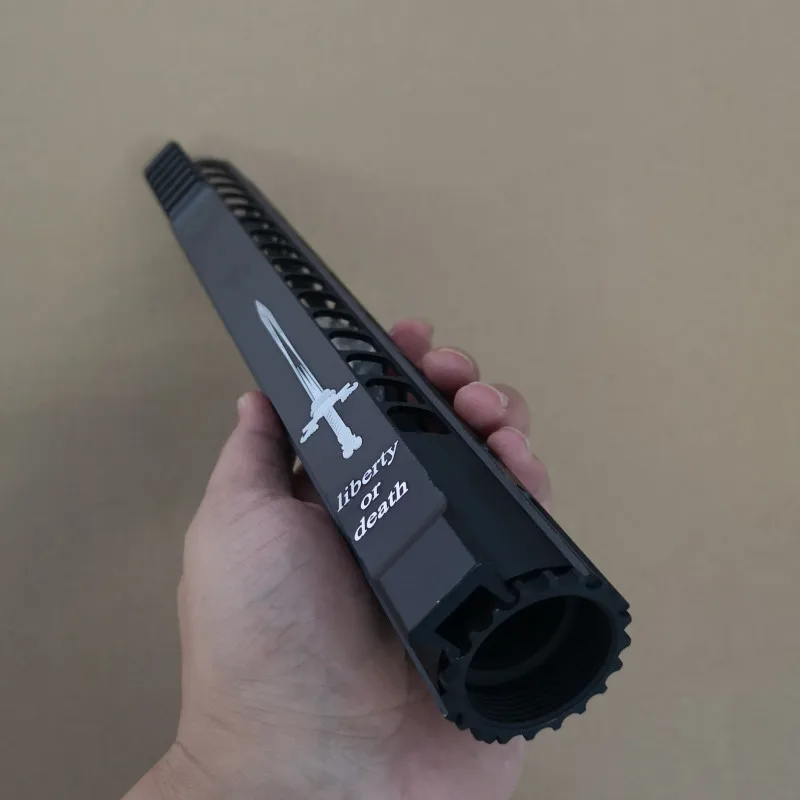 " 10" 1" 15" AR15 поплавок MLOK Handguard Пикатинни со стальной бочковой гайкой