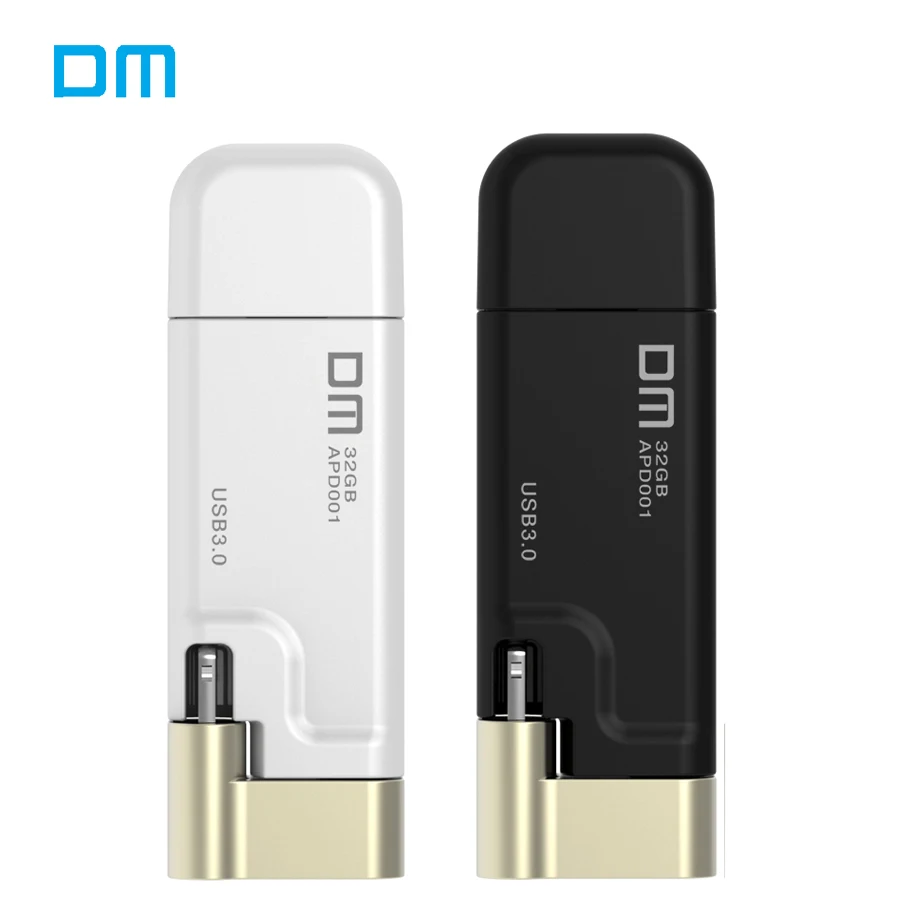 DM APD001 MFI USB Flash Drive otg pendrive For iPhone For
