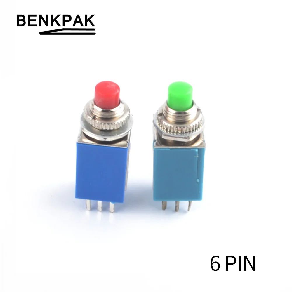 

5pcs An4 2x2 Spring Return Push Button Switch 6pin 3a 250vac