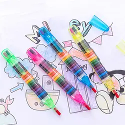 Детские игрушки для рисования 20 цветные восковые мелки детские забавные креативные Обучающие масляные Пастельные Детские ручки граффити