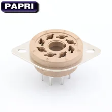 1PCS KT88 EL34 6V6 6SN7 274B 6L6 6SL7 350B 6V6 PCB Mount Plastic K8A 8pin Vacuum Tube Socket Audio HIFI DIY Tube Amplifier himing rivals el34 bluetooth 4 0 tube amplifier wood version single ended handmade scaffolding hifi finished class a amplifier