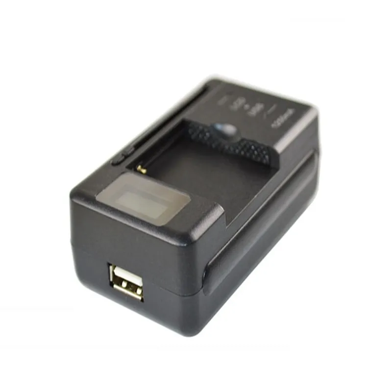

Mobile Battery Charger New Universal LCD Indicator Screen USB-Port Cell Phone Chargers Battery Charging Device+Retail Box