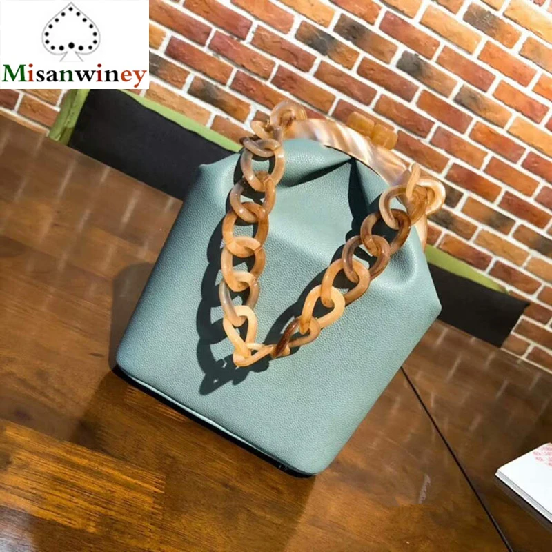 

Unique Channel Design Box Shoulder Bag Crossbody Bags for Women Fashion Star Show Leather Handbags Lady Messenger Bag Sac A Main