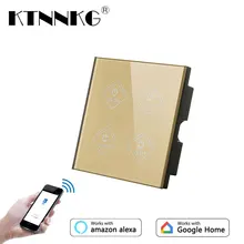UK Plug Wifi Touch Switch Smart home Remote Control Work With Amazon Alexa Wireless Light LED Lamps Switch Timing Control qiachip uk plug standard wifi low power smart home outlet light lamp switch socket remote control switch work with amazon alexa