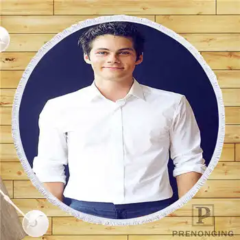 

Custom DIY Customized Microfiber Fabric Dylan O'brien (1) Round Beach Blanket Towel Printed on Demand 150cm #19-01-28-3-23
