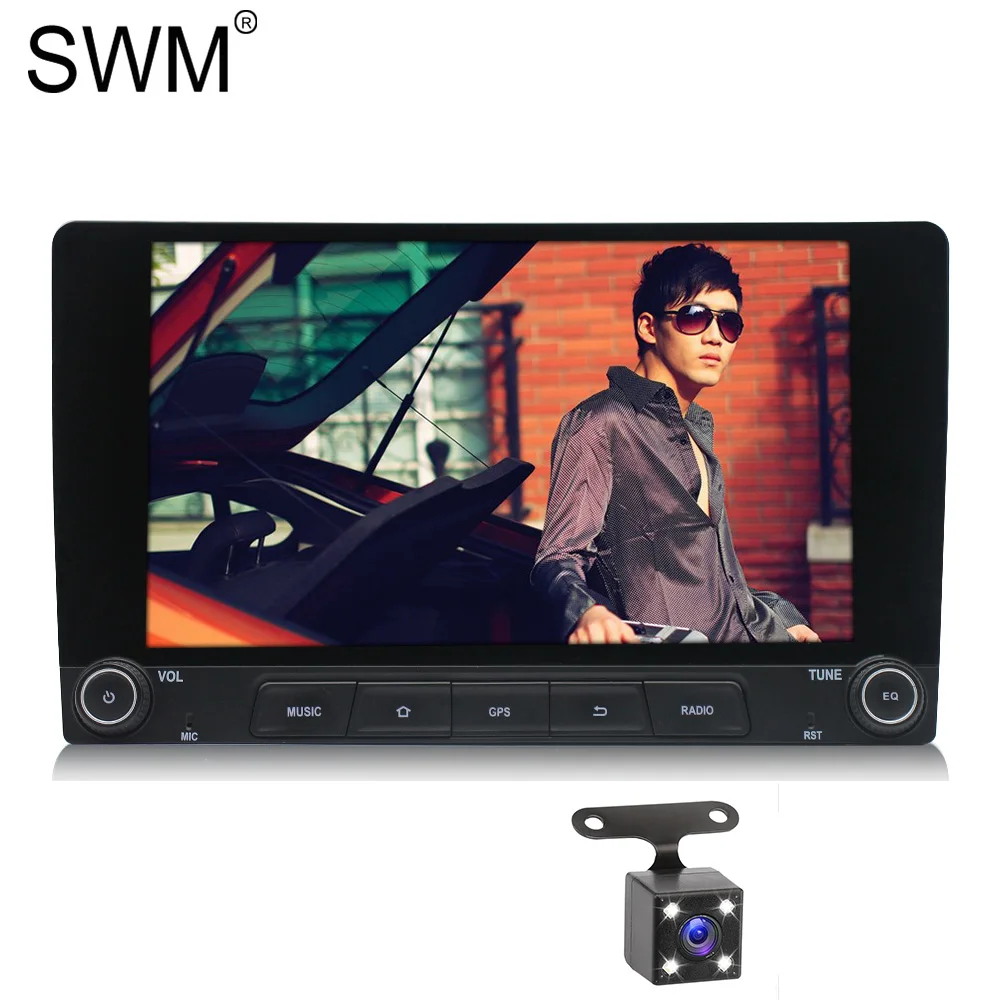 

9" Car Radio Stereo Android 7.1 Google Map Multimedia Player GPS Bluetooth Auto Radio Coche Reversing Camera Radios Para USB FM