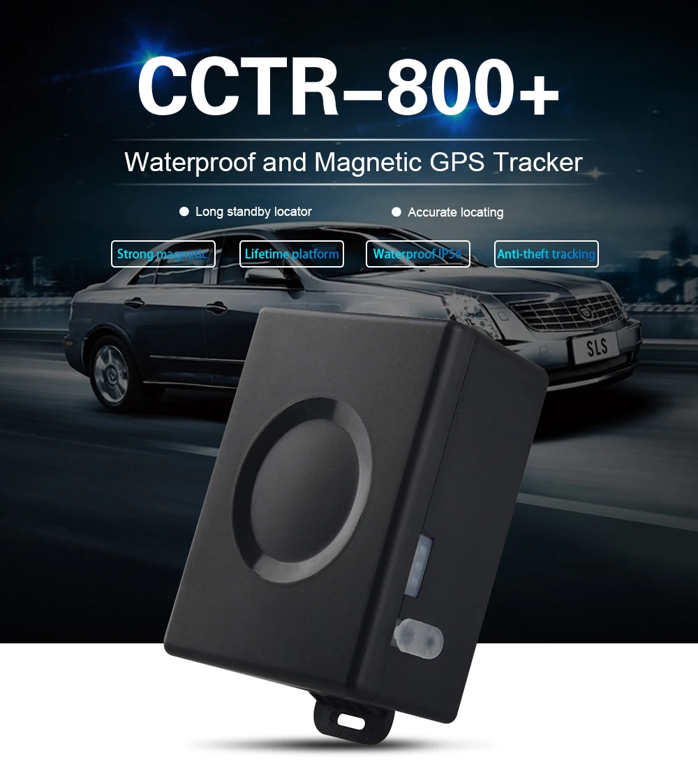 CCTR800+ CCTR-800+ персональный автомобильный gps-трекер с длительным временем работы(6000 мАч) Водонепроницаемость Магнитная платформа приложение