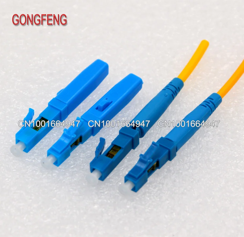 

GONGFENG 10pcs New LC/UPC Round Cable Rapid Optical Fiber Quick Connector LC indoor Fast Cold Splice Free shipping to Brazil