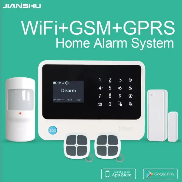G90B plus Wifi GSM sistema de alarma de Seguridad multi idiomas menú APP control inteligente hogar sistema de alarma antirrobo sistema de alarma Ifttt