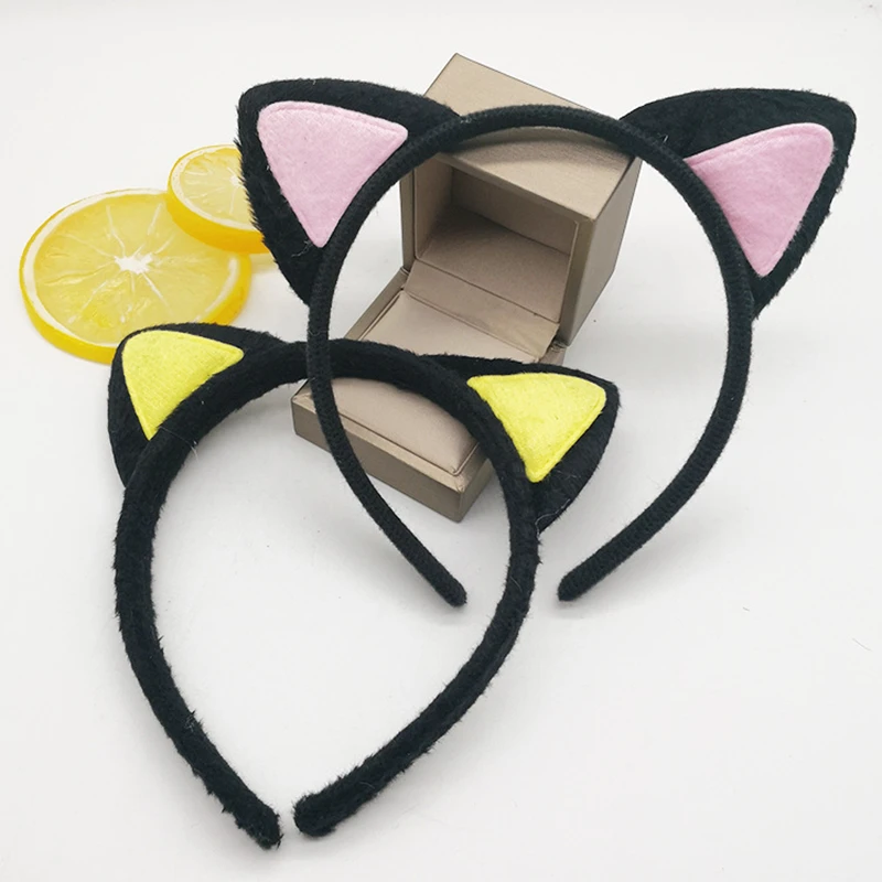 1pc Cute Cat Ears Headband Girls Colorful Hairbands Kawaii Girls Hair