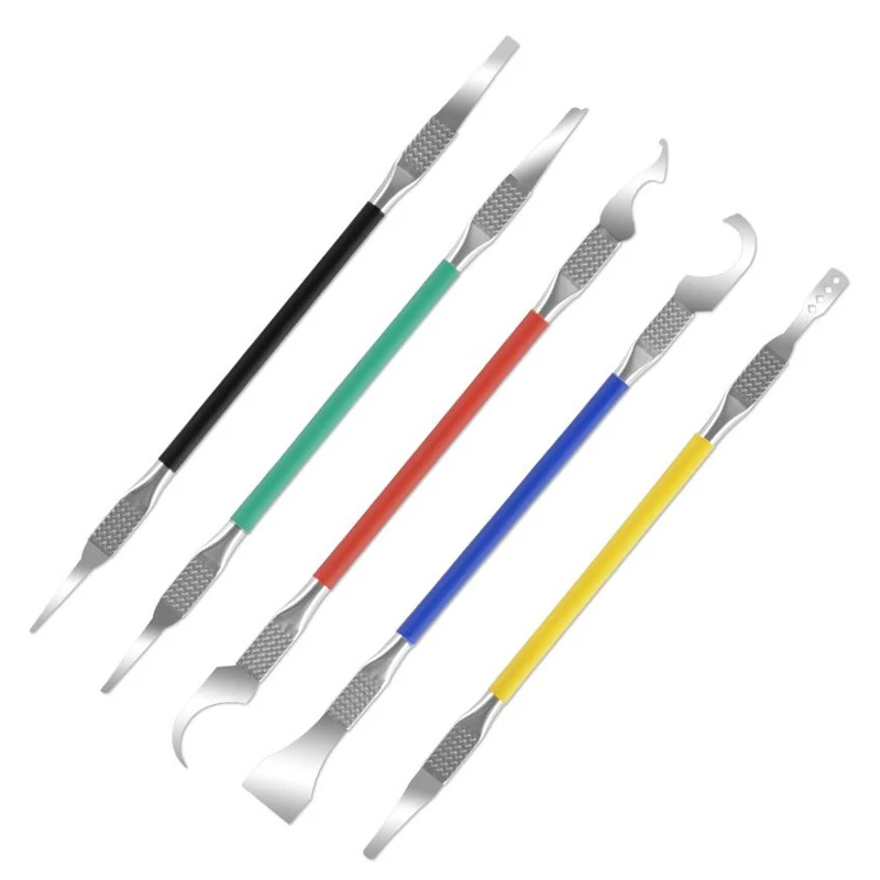 

5pcs/lot NAND CPU IC Chip Remover Edge Glue Scraper Blade Phone BGA Glue Powerful Cleaning Knife For Motherboard Repair Tool Kit