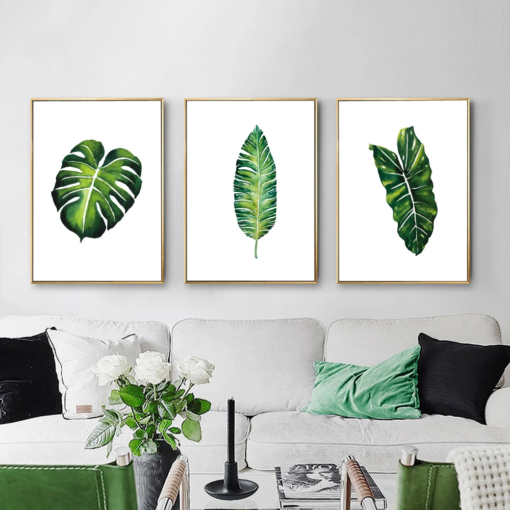 Nordic Style Canvas Print Painting Poster of Watercolor
