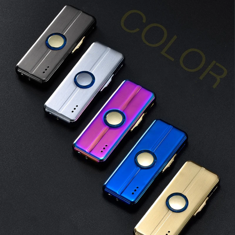 USB перезаряжаемая зажигалка с новым волшебным пальцем со светом может