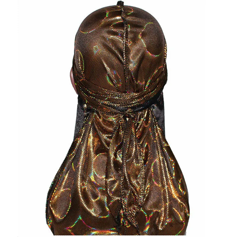 1 Pieza De Túrbante O Gorra En Sedoso Durag Unisex Con Cola Extra Larga - Foto 6