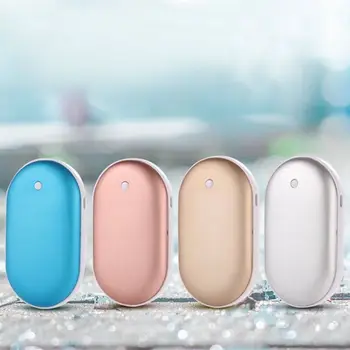 

2 In 1 Cute USB Rechargeable Hand Warmer 5200ma Phone Power Bank Mini Portable Travel Handy Long-Life Pocket Hand Warmer