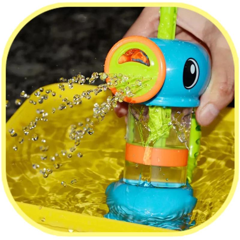 Детские игрушки для воды морская лошадь насос спринклерной системы дизайн красочные гиппокампальная форма Экологичный пластик ABS детская