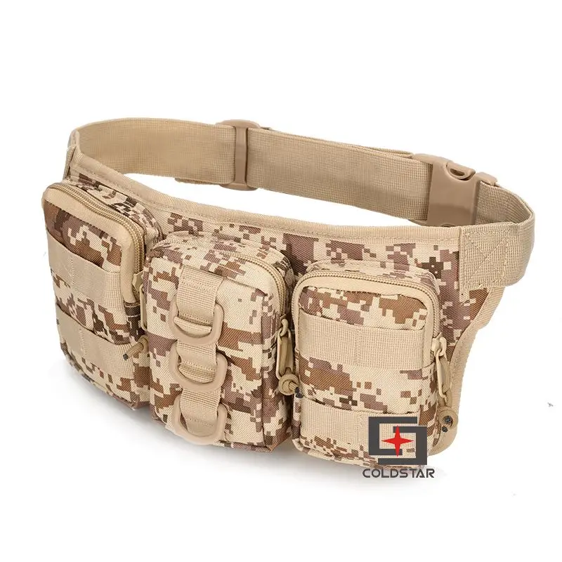 Desert Digital Camouflage Outdoor Riding Waist Bag Multifunction