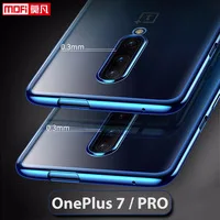 Матовый чехол для oneplus 7 pro Чехол oneplue 7 силиконовый чехол черный мягкий Mofi ультра тонкий защитный чехол oneplus 7 Pro