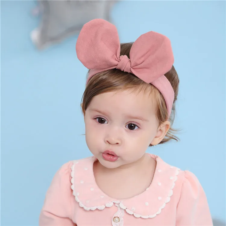 linen baby headband