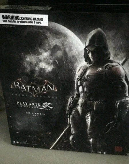 Play Arts Kai PA Bat Man Arkham Knight Robin Jason Todd Red Hood 27 см ПВХ фигурка кукла игрушки детский