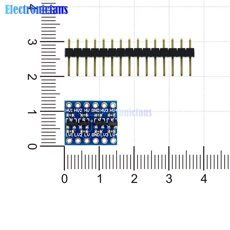 5 шт. IIC igc логический преобразователь уровня двунаправленный Модуль платы 5 В/3,3 В DC для Arduino с контактами