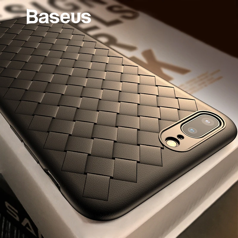 Baseus Luxury Soft Silicone Case For iPhone 7 7 Plus X Cases Ultra Thin TPU Protective Case For iPhone 8 8 Plus Coque Cover