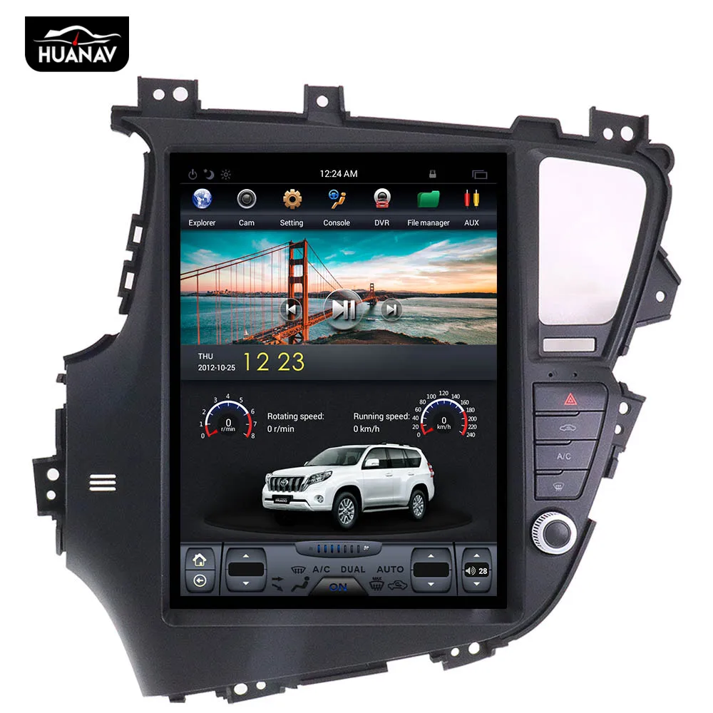 Тесла стиль android-автомобильный gps навигации dvd-плеер для KIA Optima KIA K5 2010- автомобилей Стерео Авторадио Мультимедиа устройство Satnav