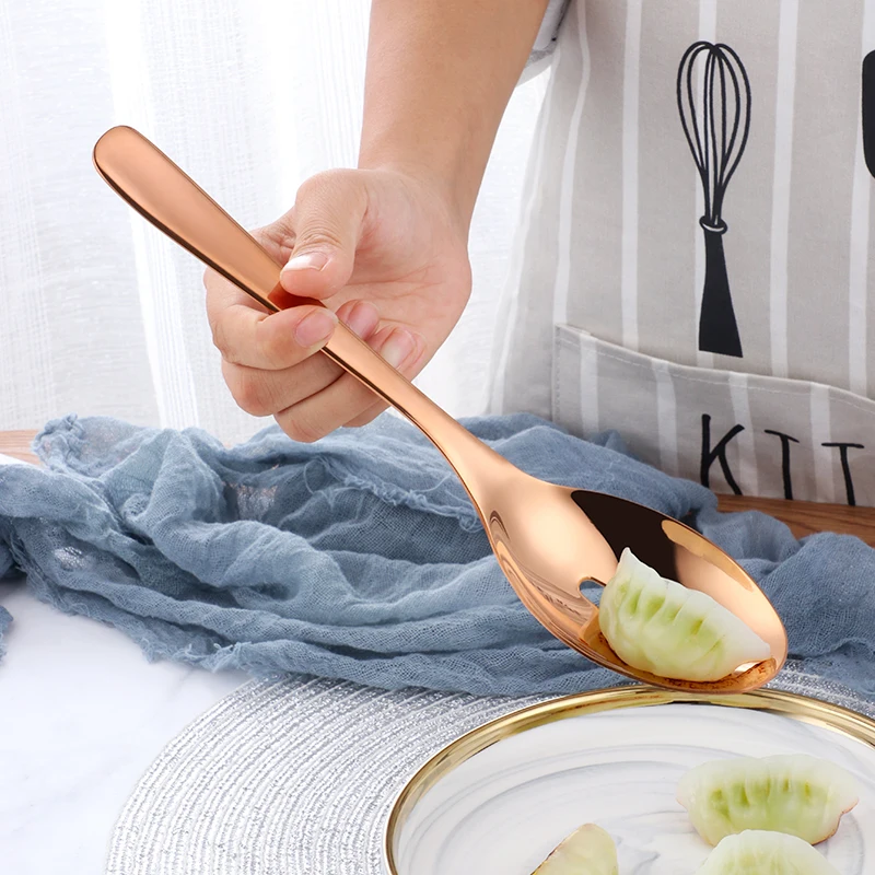 

Large Size Stainless Steel High Quatlity Tableware Serving Colander Salad Tool Iridescent Rainbow 8 Colors Fashion Kitchenware