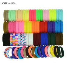 YWHUANSEN 40pcs/lot Great Hair accessories Useful Elastic for the hair Nice Hair bands for women Fashion Hair band for girls
