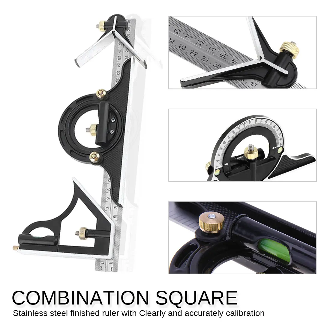 

Analysing Instrument Diy Workshop Hardware Angle Spirit Aluminium Combination Square Precise Stainless Steel Measuring Tools