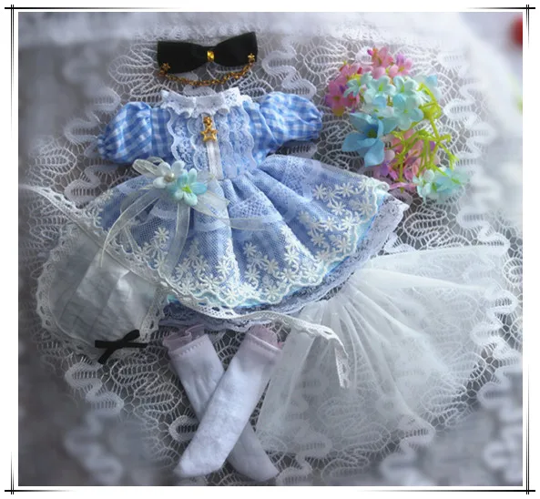 Высокое качество 6 шт./компл. кукла одеть для Blythe Озон yosd licca 1/4 bjd 1/6 bjd кукла аксессуары для кукольной одежды Рождественские игрушки подарок