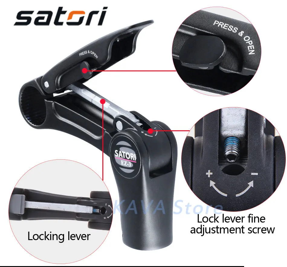 SATORI, EZ-3Adjustable, увеличивающая высоту, стояк для велосипеда 25,4/31,8 мм, Горный/городской велосипед, стебель из алюминиевого сплава, запчасти для велосипеда