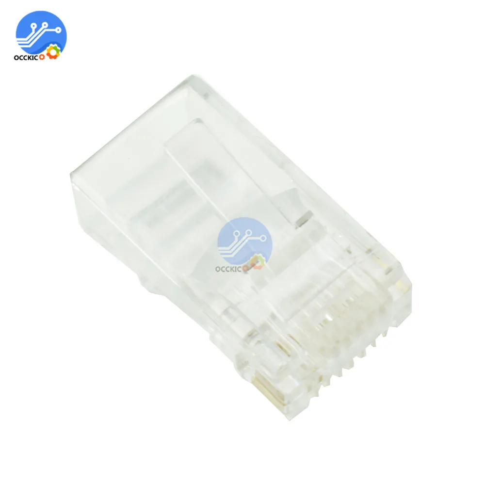 Сетевые кабели RJ45 с позолоченным покрытием модульный разъем Cat5 CAT5e