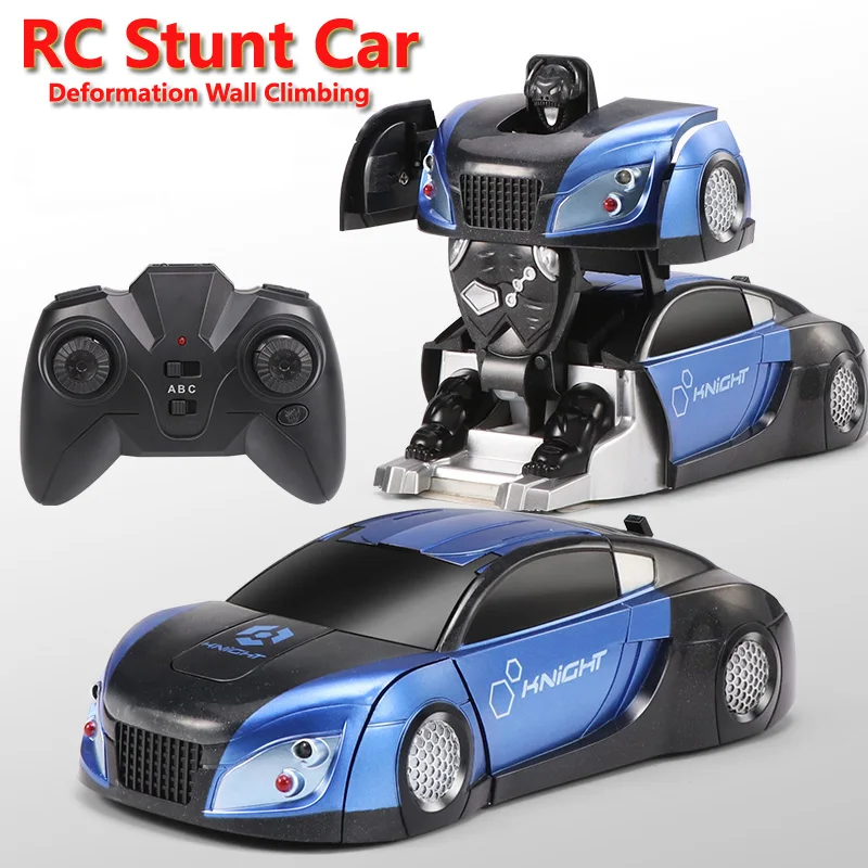 

JJRC RC Car Transformation Stunt wall Climbing Car 2In1 Wall Climber Robots Deformation Remote Control Cars Toys For Boys