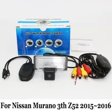 RCA AUX Проводной Или Беспроводной Камеры Для Nissan Murano 3-й Z52 2015 ~ 2016/HD Широкоугольный Объектив CCD Ночного Видения/Вид Сзади Автомобиля камера
