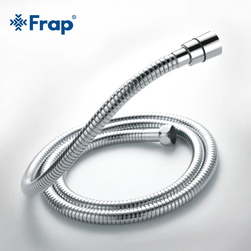 FRAP 200 سنتيمتر الفضة الفولاذ المقاوم للصدأ مرنة 1/2 'دش خرطوم السباكة خرطوم حمام منتجات الحمام اكسسوارات انبوب ماء F43-2 FRAP 200 سنتيمتر الفضة الفولاذ المقاوم للصدأ مرنة 1/2 'دش خرطوم السباكة خرطوم حمام منتجات الحمام اكسسوارات انبوب ماء F43-2