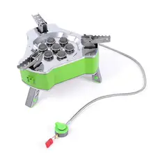 9800W Super-power Gas Stove Camping Hiking Picnic Foldable Burners Propane LPG Butane Stove Gas Stove BRS-71 BRS-73 BRS-75 brs outdoor high strength energy warehouse polycarbonate picnic camping travel power gas tank unit bin hot sale accessory