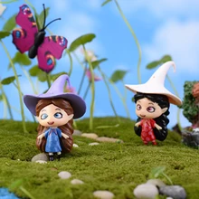 Сказочный Сад бонсай миниатюрные пластиковые фигурки микропейзаж в горшке Декор ведьма