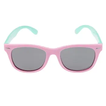 

Super Flexible Fashion Kids Polarized Sunglasses Safety UV 400 Protection New Pink Food Grade Rubber Bendable Material