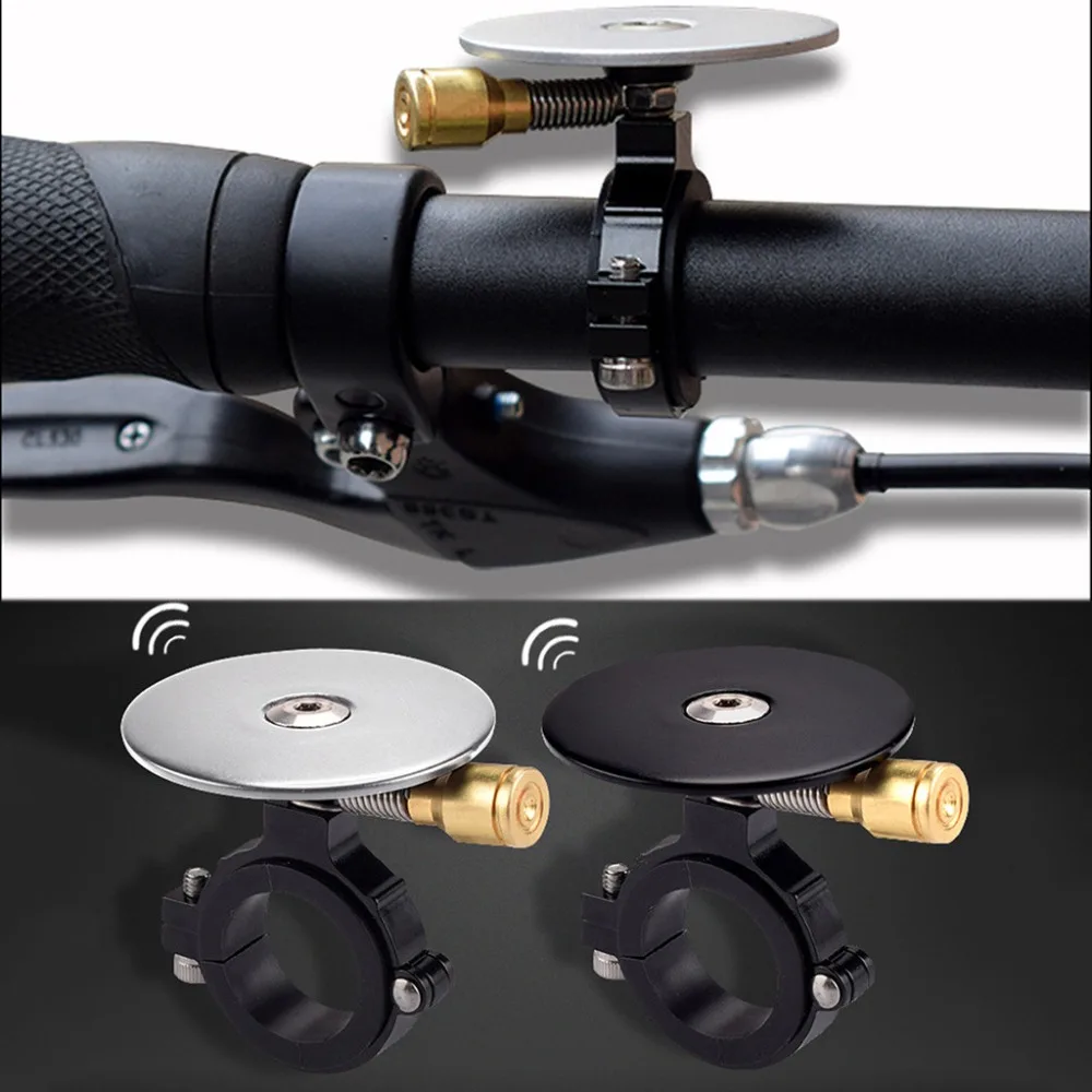 

1PC Retro Flat Copper Bells 120db Horn Cycling Bicycle Handlebar Ring Mushroom Shape Alarm Loud Clear Sound Double Click New P5