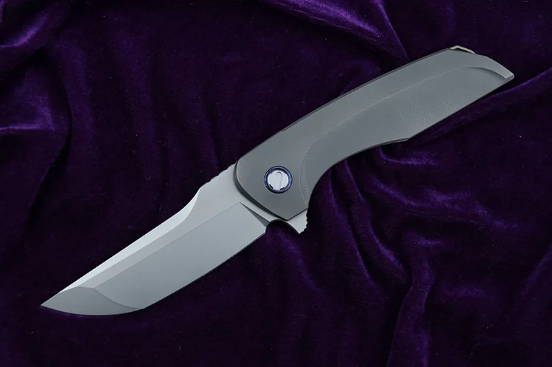LEMIFSHE Hakkaido Флиппер m390 лезвие титановая ручка складной нож Открытый Отдых Охота выживания карманные фрукты Ножи EDC инструменты