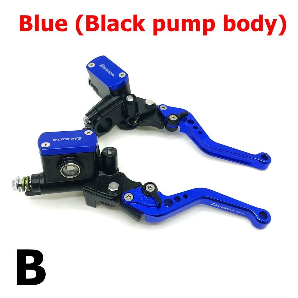 DIHODA многоцветный 1 пара Универсальный мотоцикл главный цилиндр рычаг тормоза гидравлический насос сцепления для honda Yamaha Kawasaki Suzuki